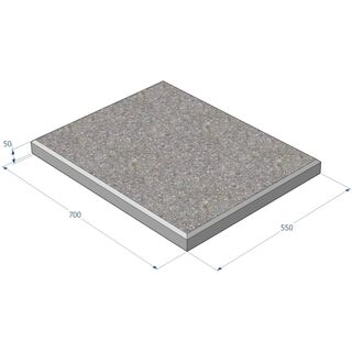Betoonplaat 700x550x50