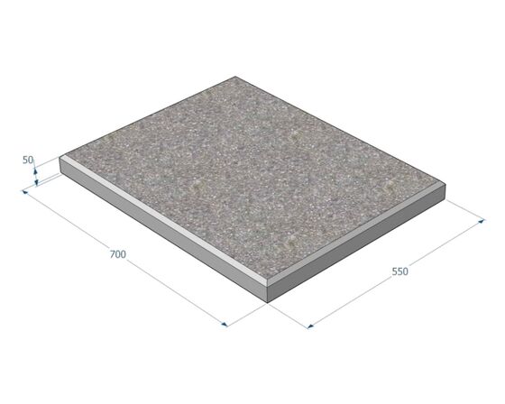 Betoonplaat 700x550x50